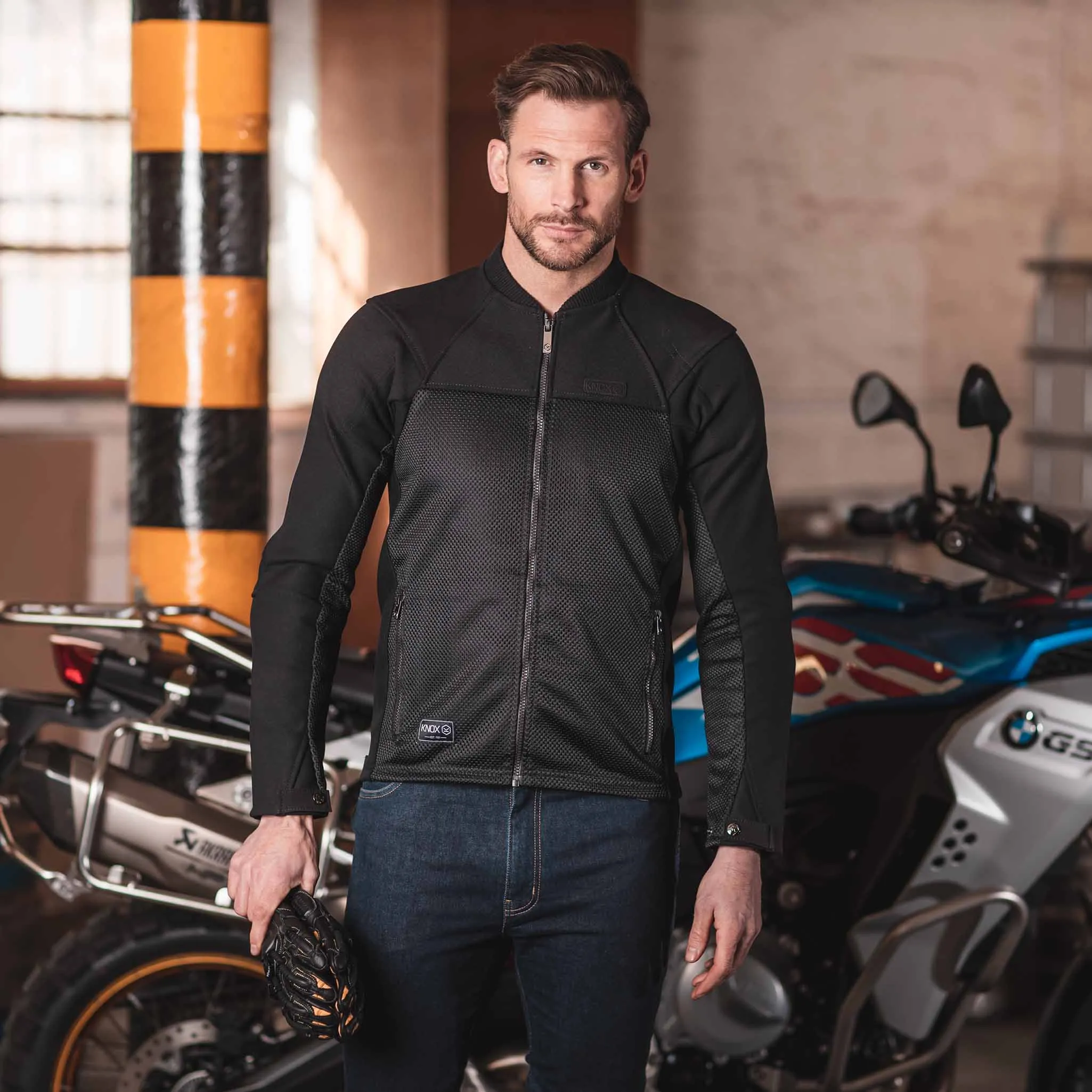 Knox Zephyr Armoured Motorcycle Summer Jacket
