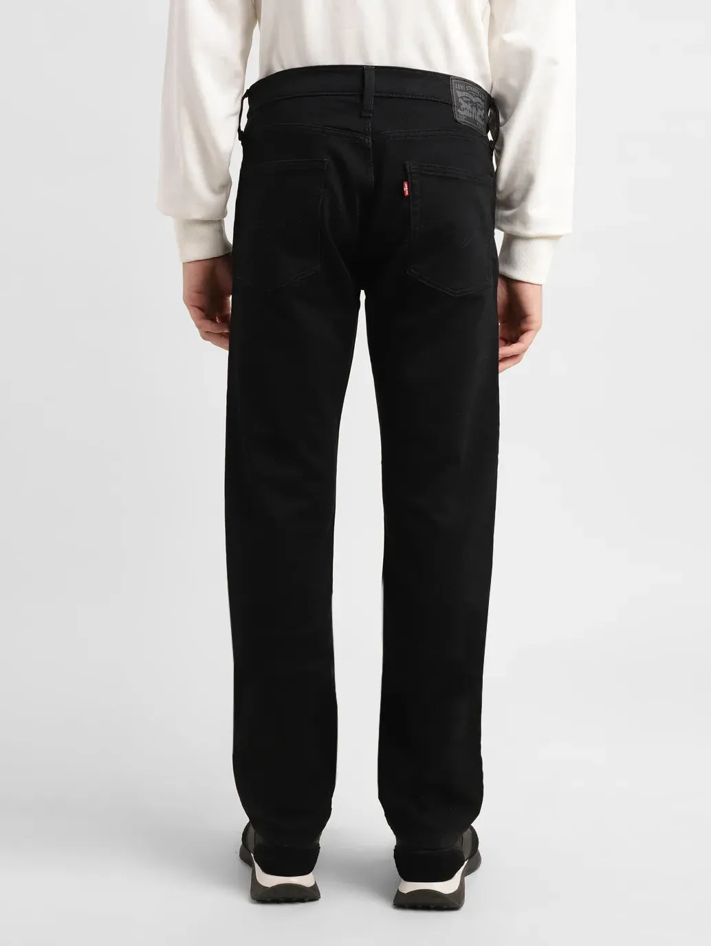Men's 513 Black Slim Fit Mid Rise Jeans