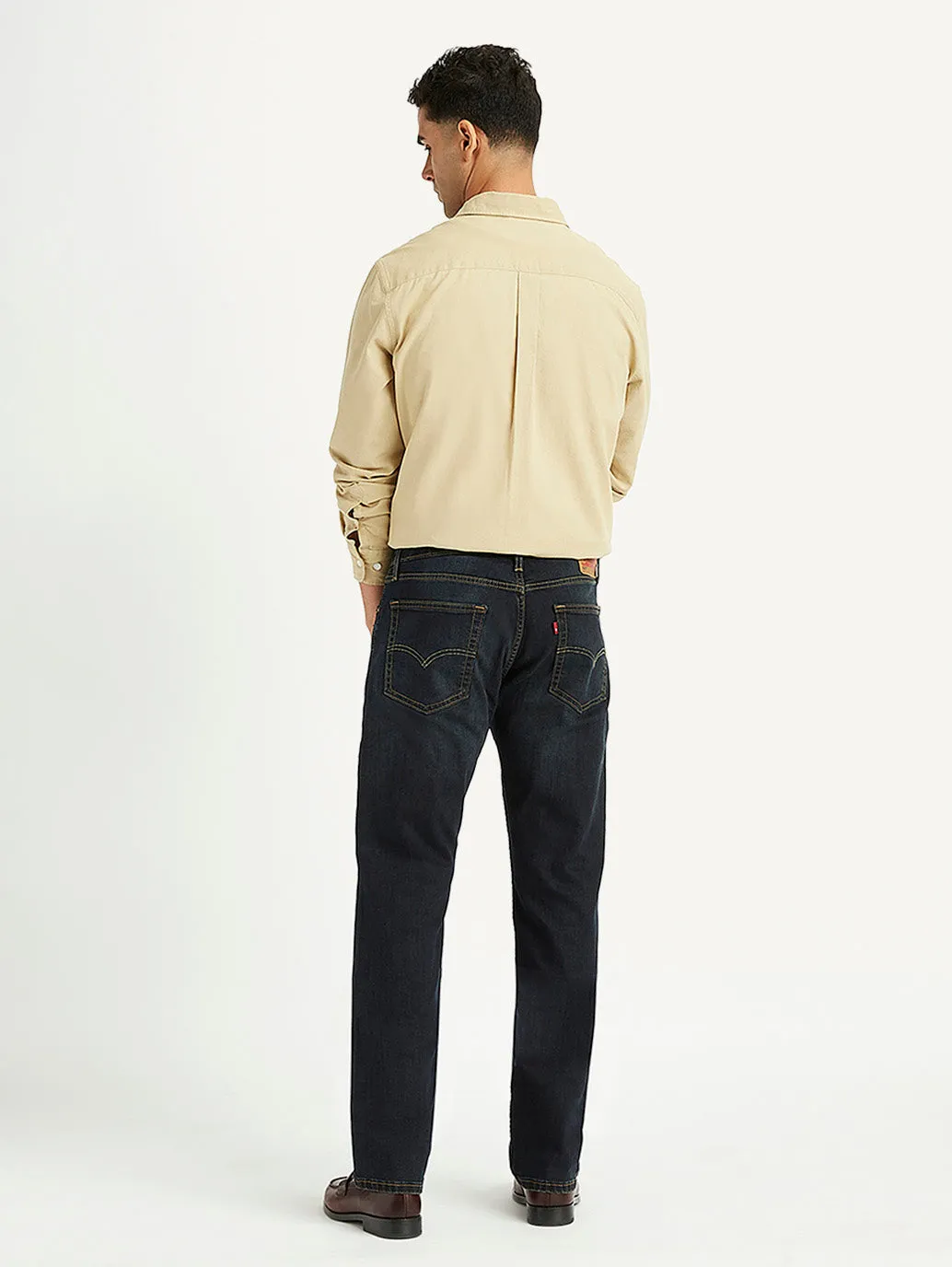 Men's 513 Black Slim Fit Mid Rise Jeans