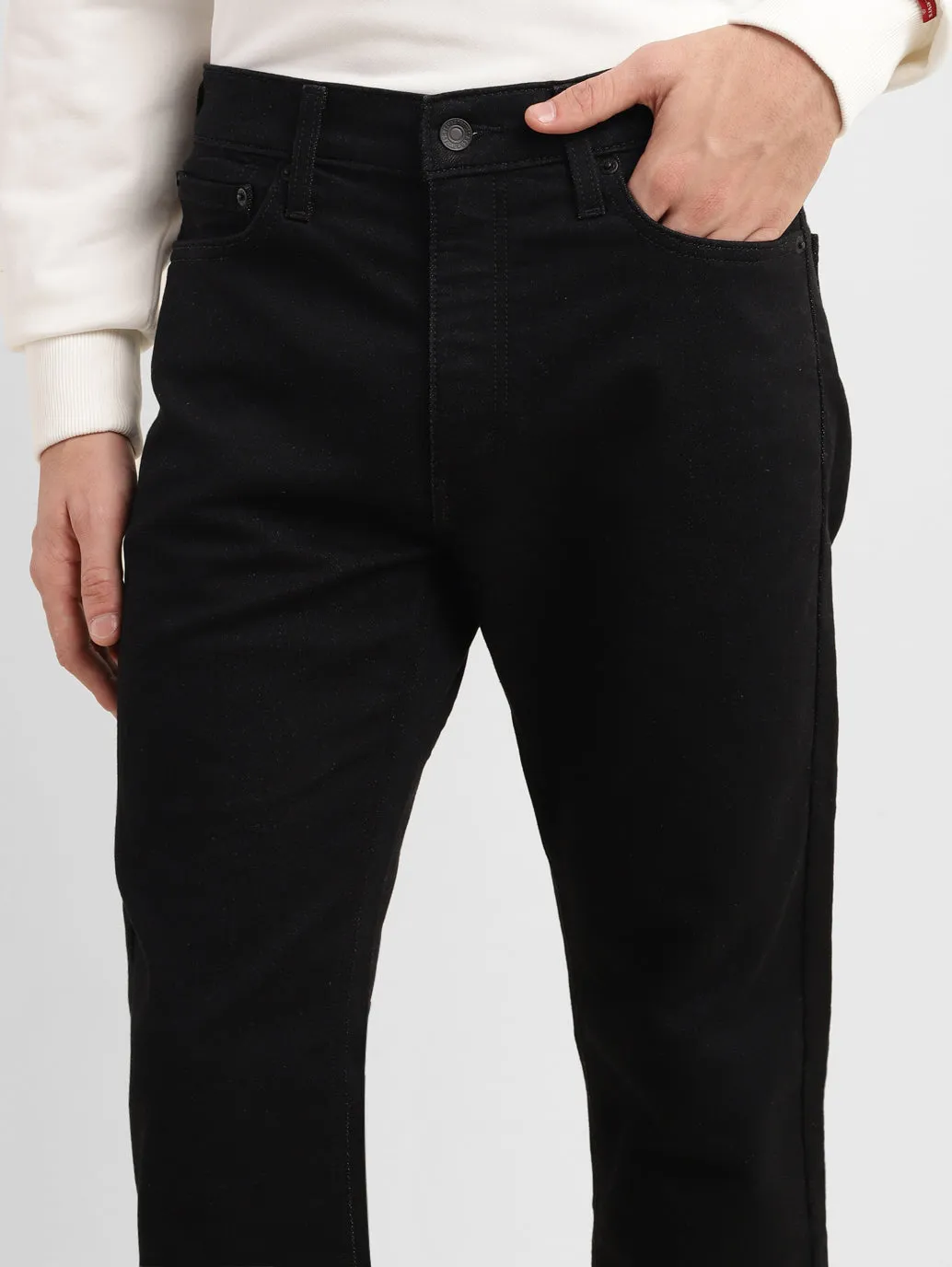 Men's 513 Black Slim Fit Mid Rise Jeans