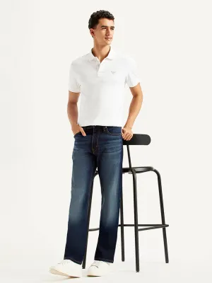 Men's 513 Blue Slim Fit Mid Rise Jeans