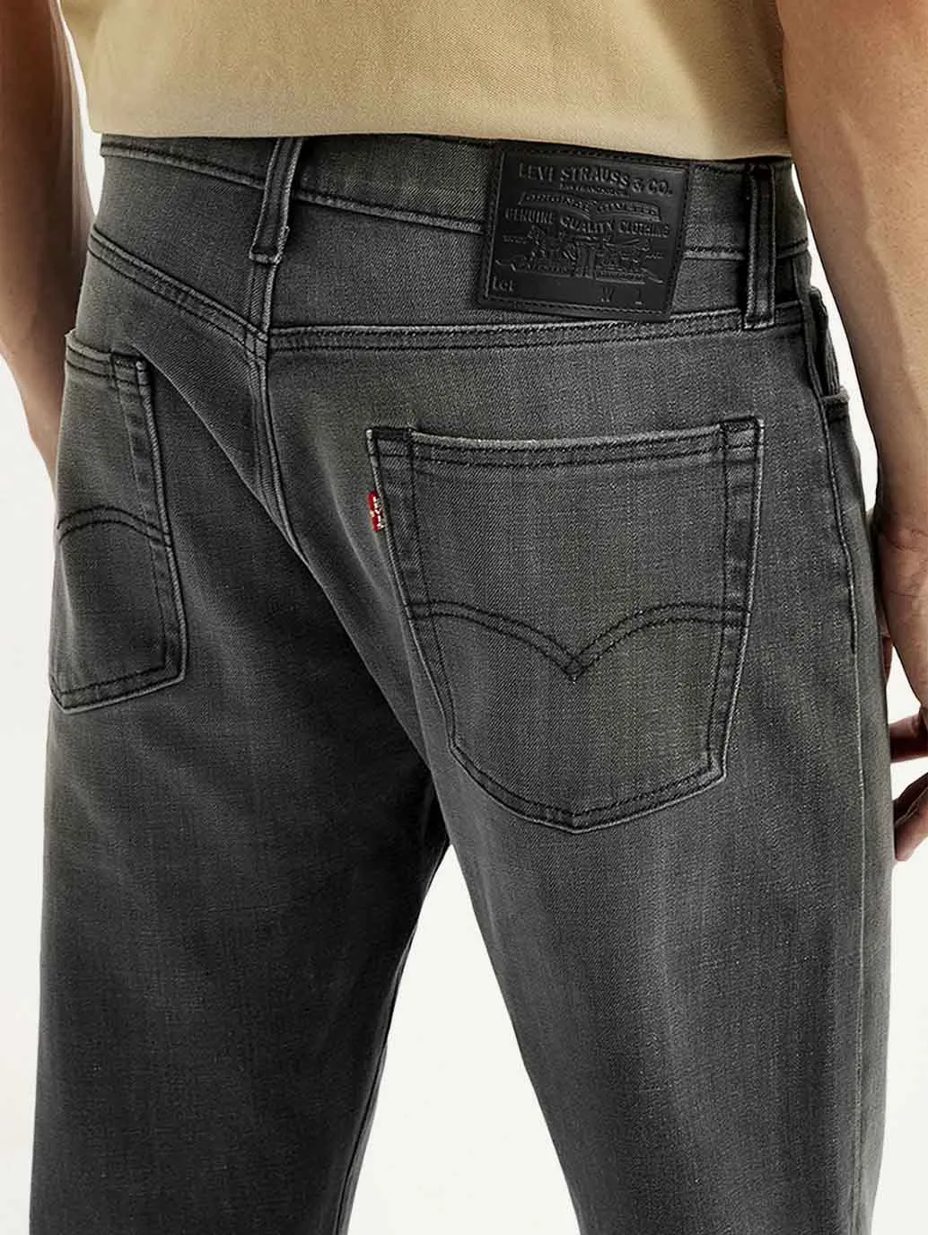 Men's 513 Charcoal Grey Slim Fit Mid Rise Jeans