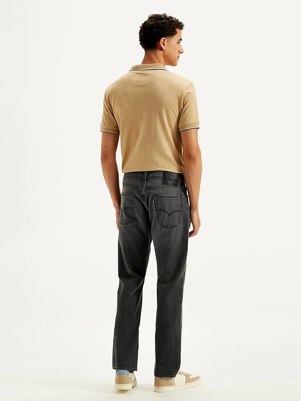 Men's 513 Charcoal Grey Slim Fit Mid Rise Jeans