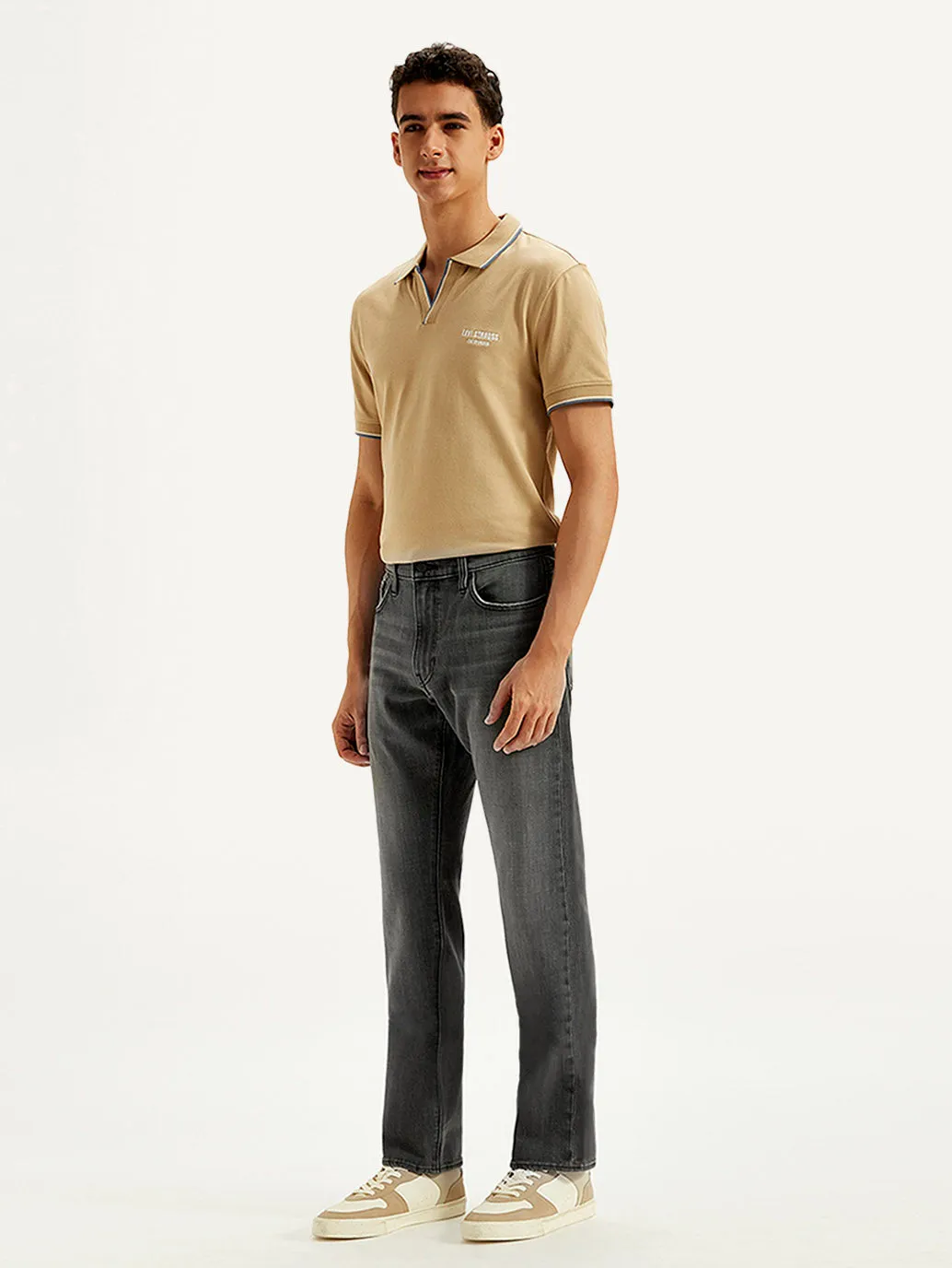 Men's 513 Charcoal Grey Slim Fit Mid Rise Jeans