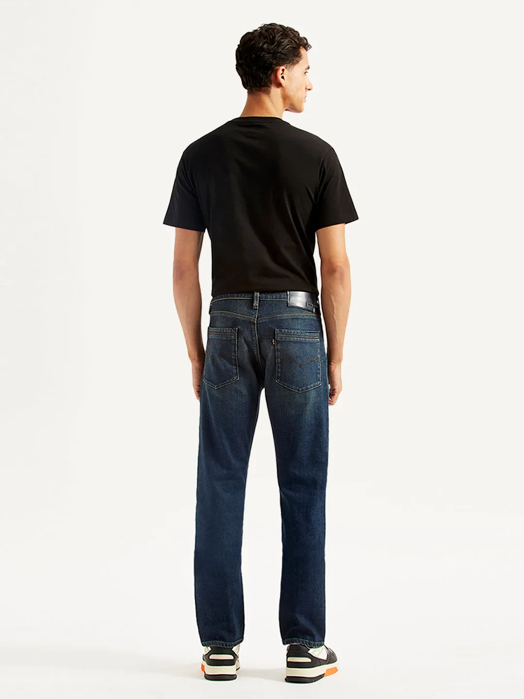 Men's 513 Dark Blue Slim Fit Mid Rise Jeans