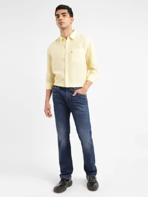 Men's 513 Dark Indigo Slim Fit Mid Rise Jeans