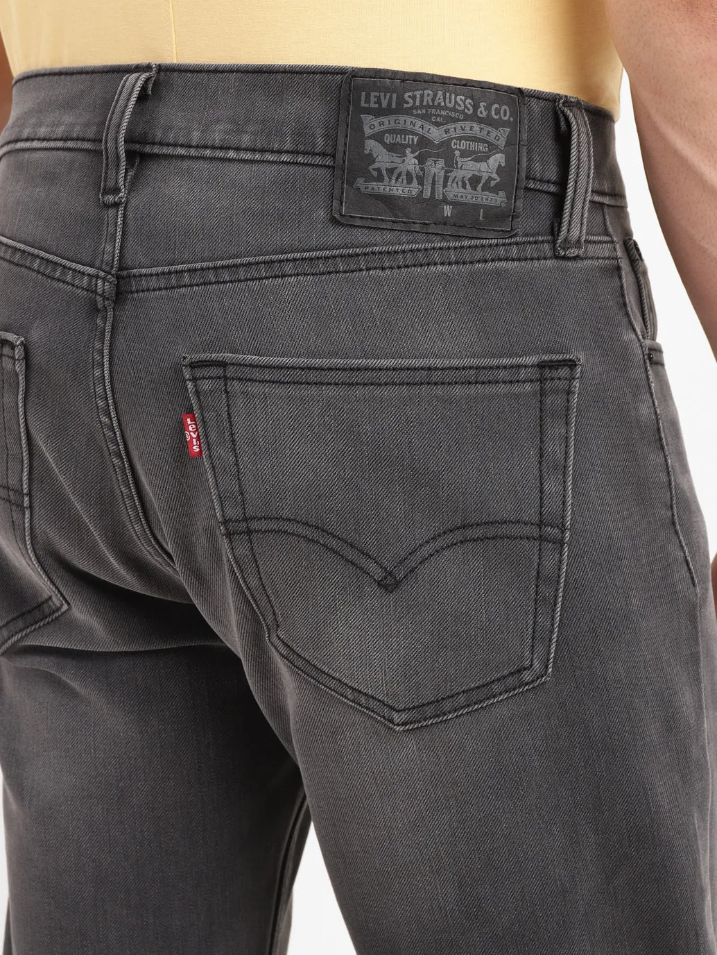 Men's 513 Grey Slim Fit Mid Rise Jeans