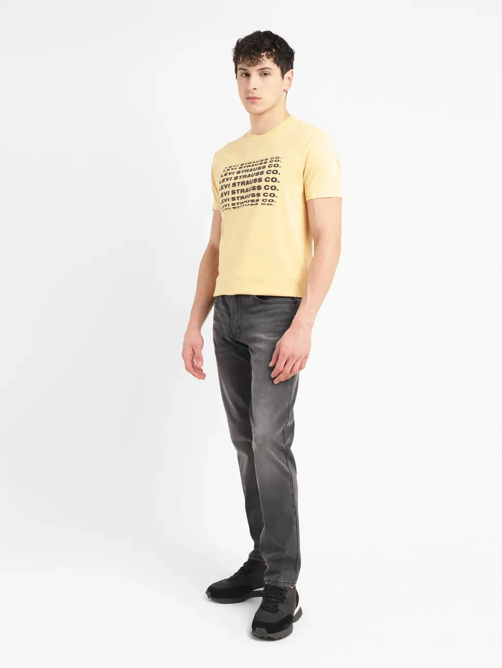Men's 513 Grey Slim Fit Mid Rise Jeans