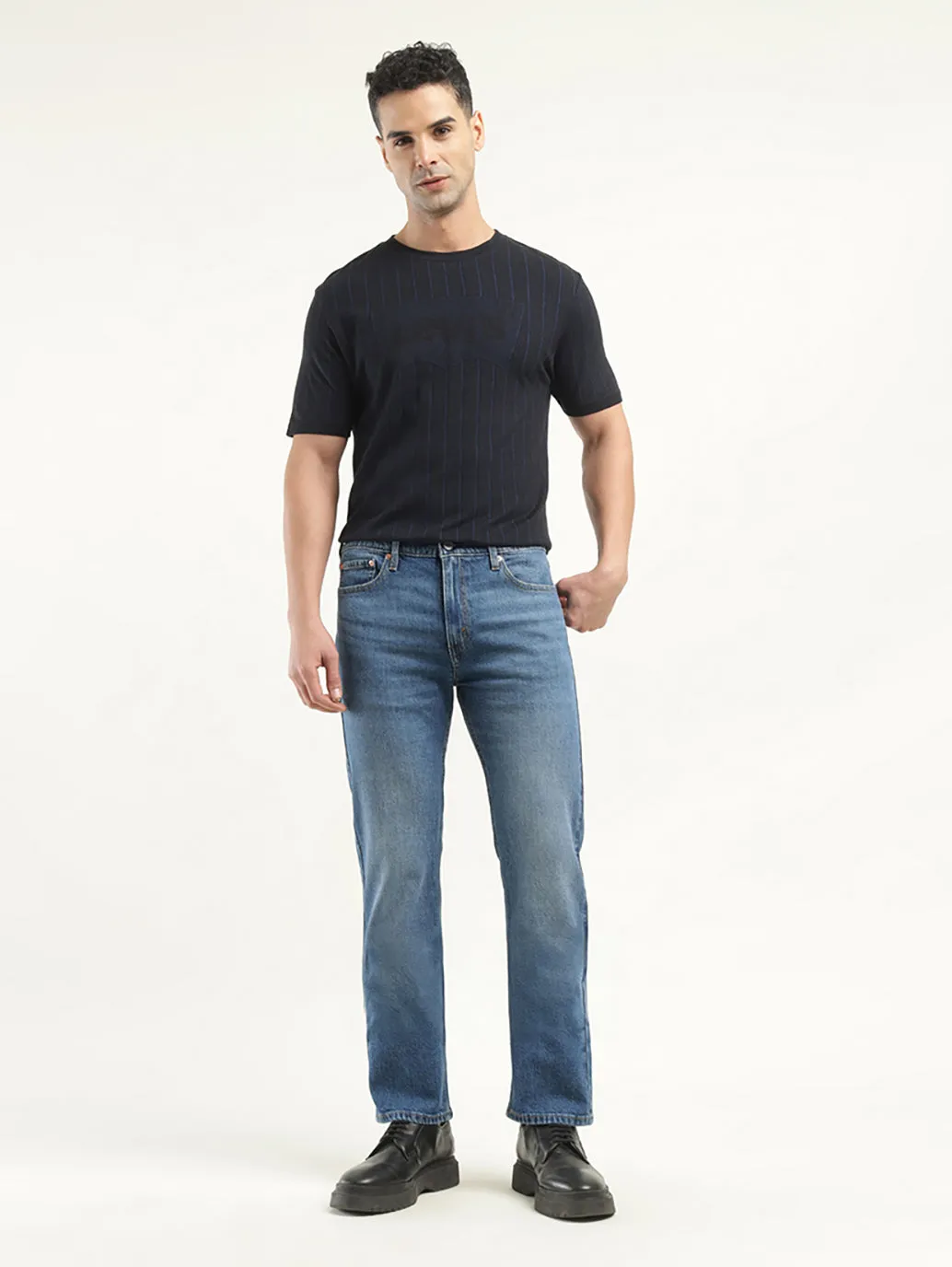Men's 513 Indigo Slim Fit Mid Rise Jeans