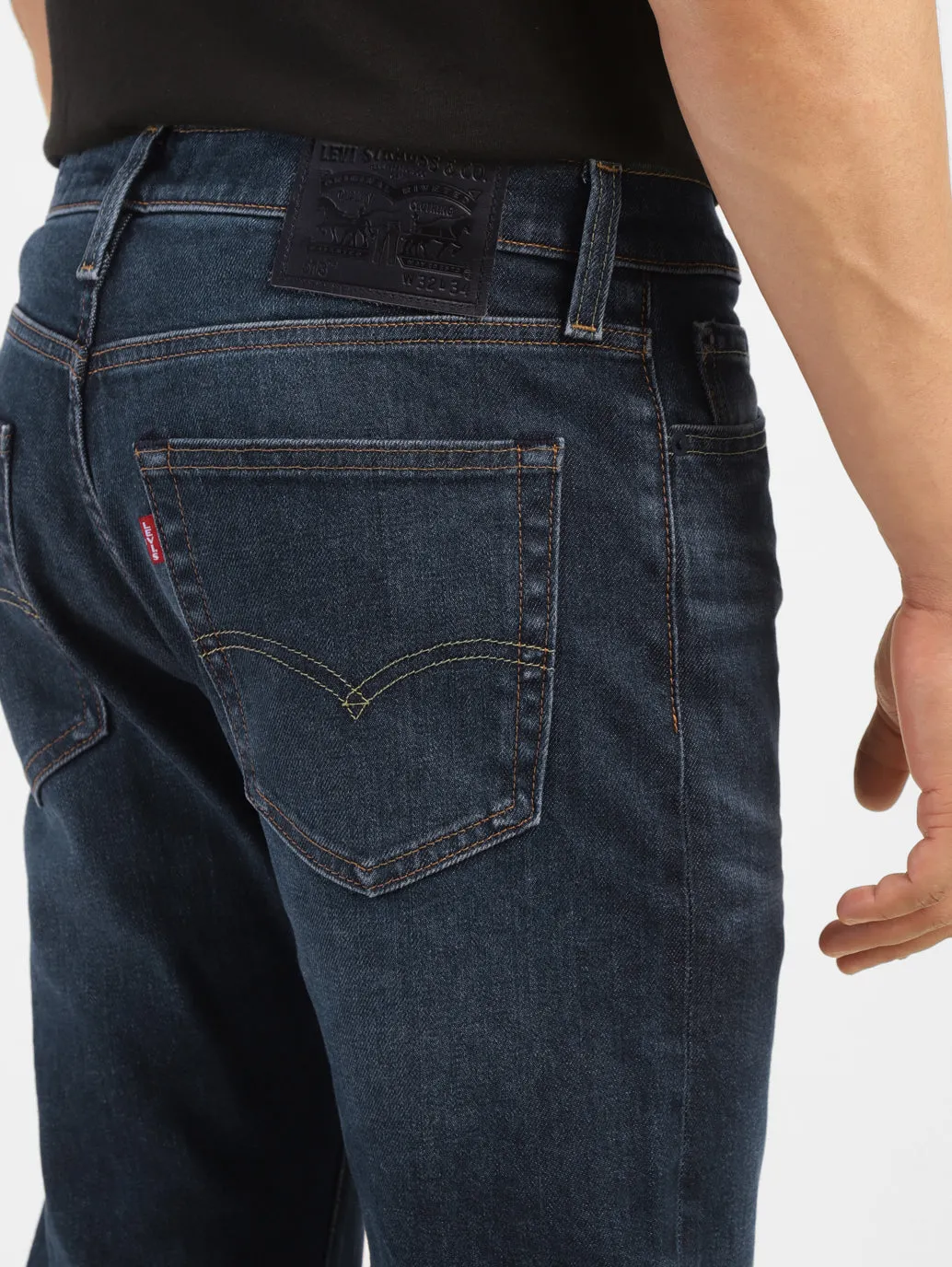 Men's 513 Indigo Slim Fit Mid Rise Jeans