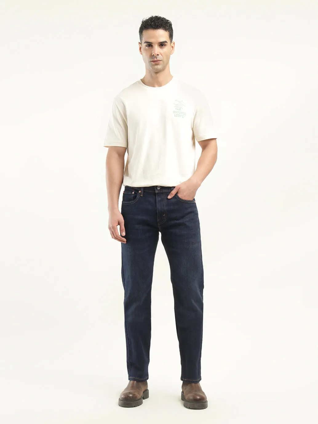Men's 513 Indigo Slim Fit Mid Rise Jeans