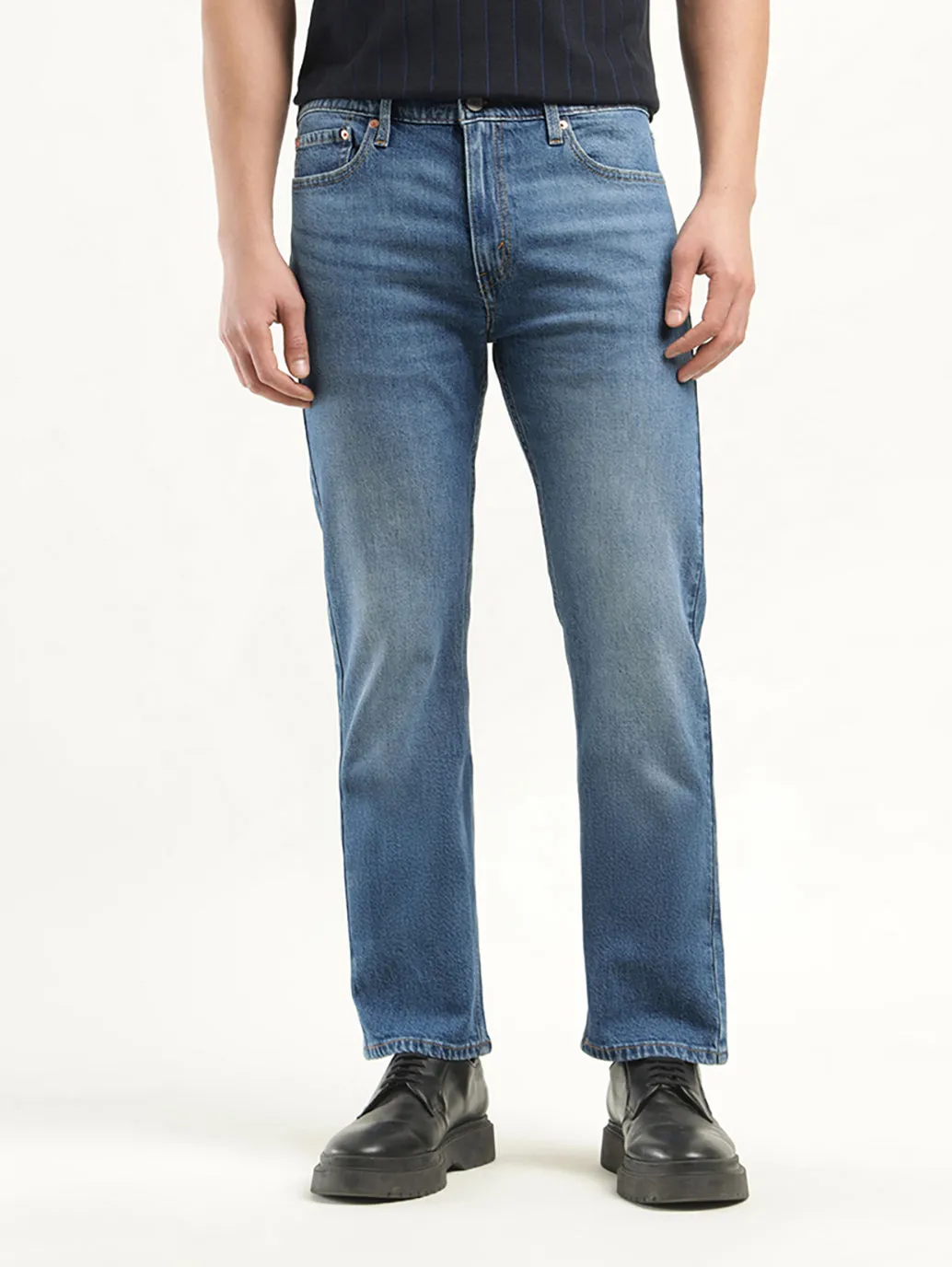 Men's 513 Indigo Slim Fit Mid Rise Jeans
