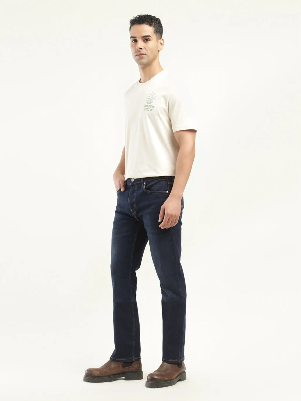 Men's 513 Indigo Slim Fit Mid Rise Jeans