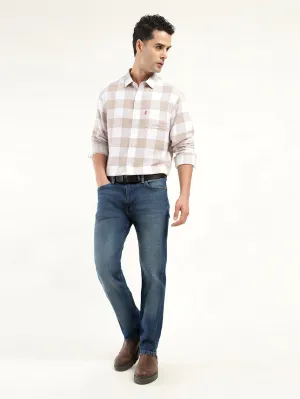 Men's 513 Indigo Slim Straight Fit Mid Rise Jeans