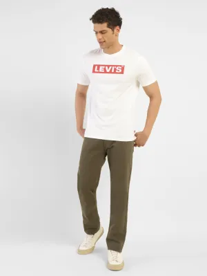 Men's 513 Olive Green Slim Straight Fit Mid Rise Jeans