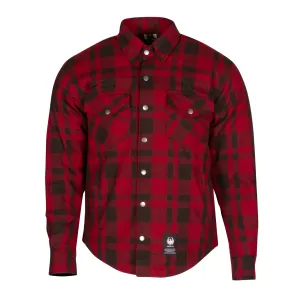 MERLIN AXE HYDRO WATERPROOF KEVLAR RIDING SHIRT - RED