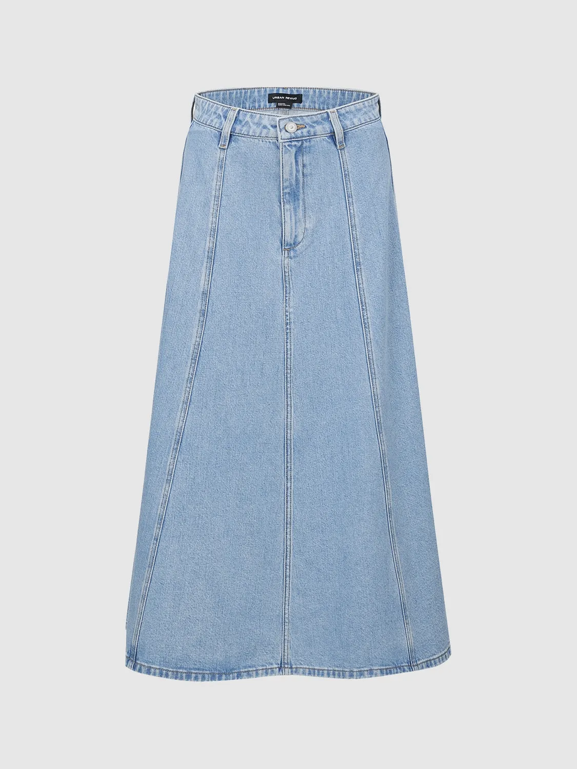 Midi Denim Skirts