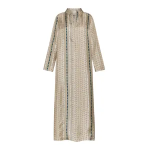 Momoni Women's Alogusta Sand Multi-color in Silk Twill