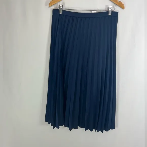 NEW / J.Crew Pleated midi skirt / B003