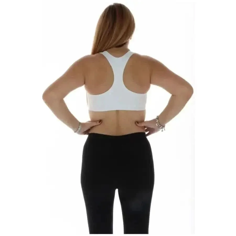 Nike Women's Sleeveless White Crop Top
