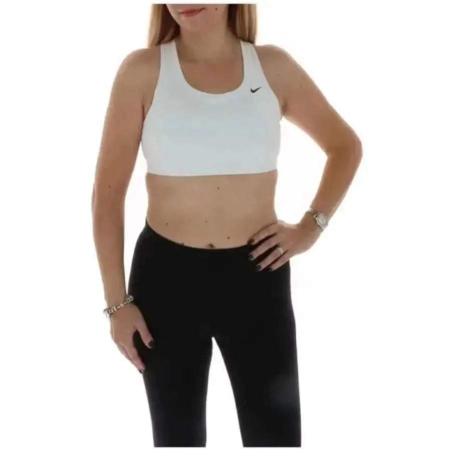 Nike Women's Sleeveless White Crop Top