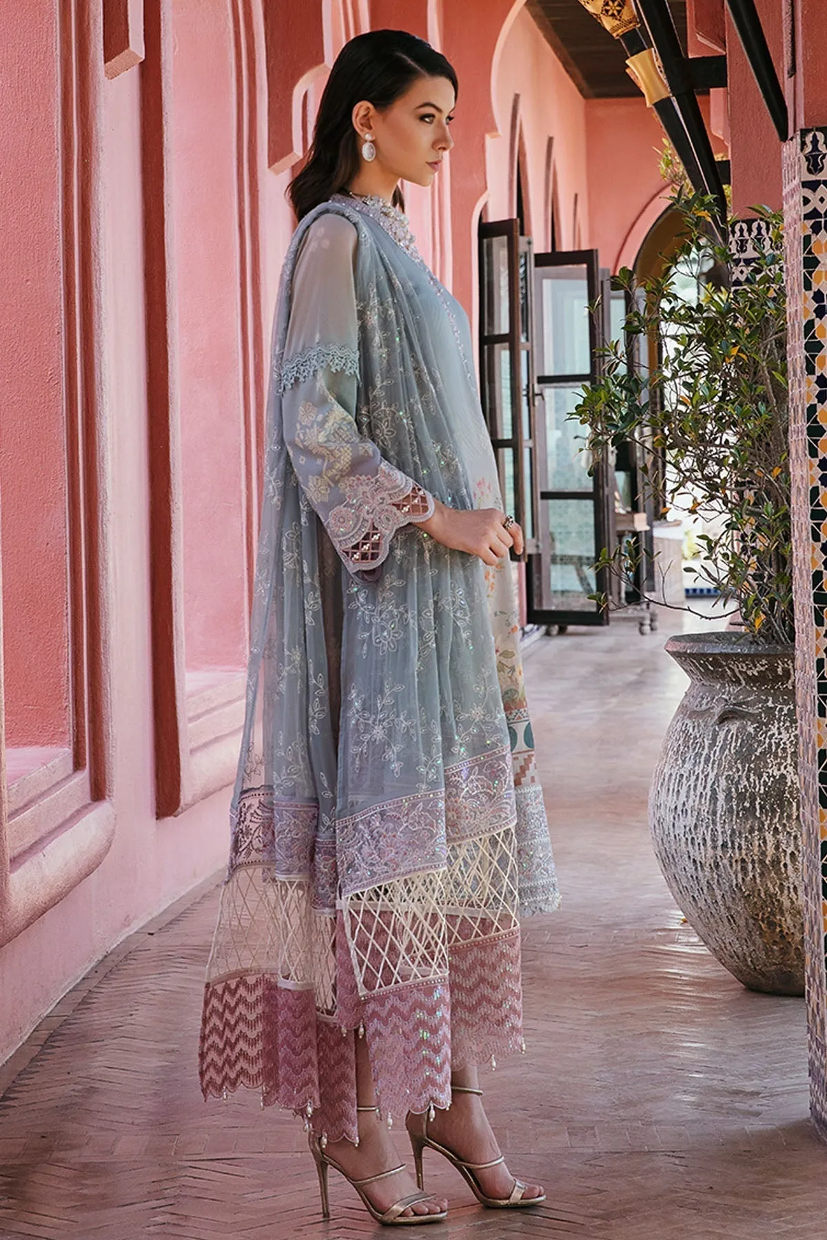 Nureh Maya Swiss Embroidered Lawn 3pcs