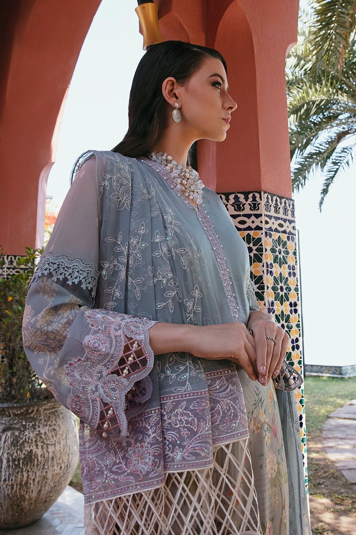 Nureh Maya Swiss Embroidered Lawn 3pcs
