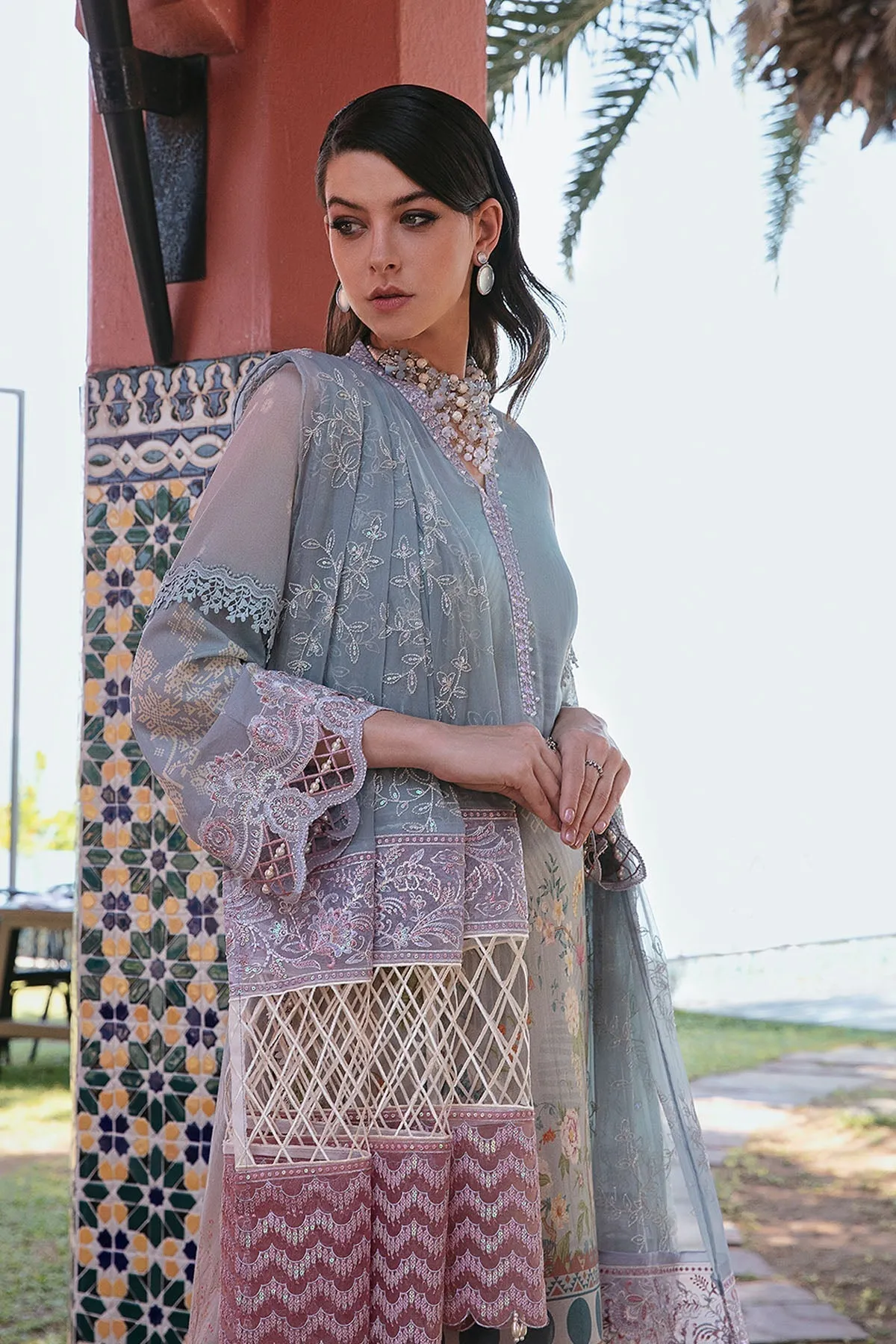 Nureh Maya Swiss Embroidered Lawn 3pcs