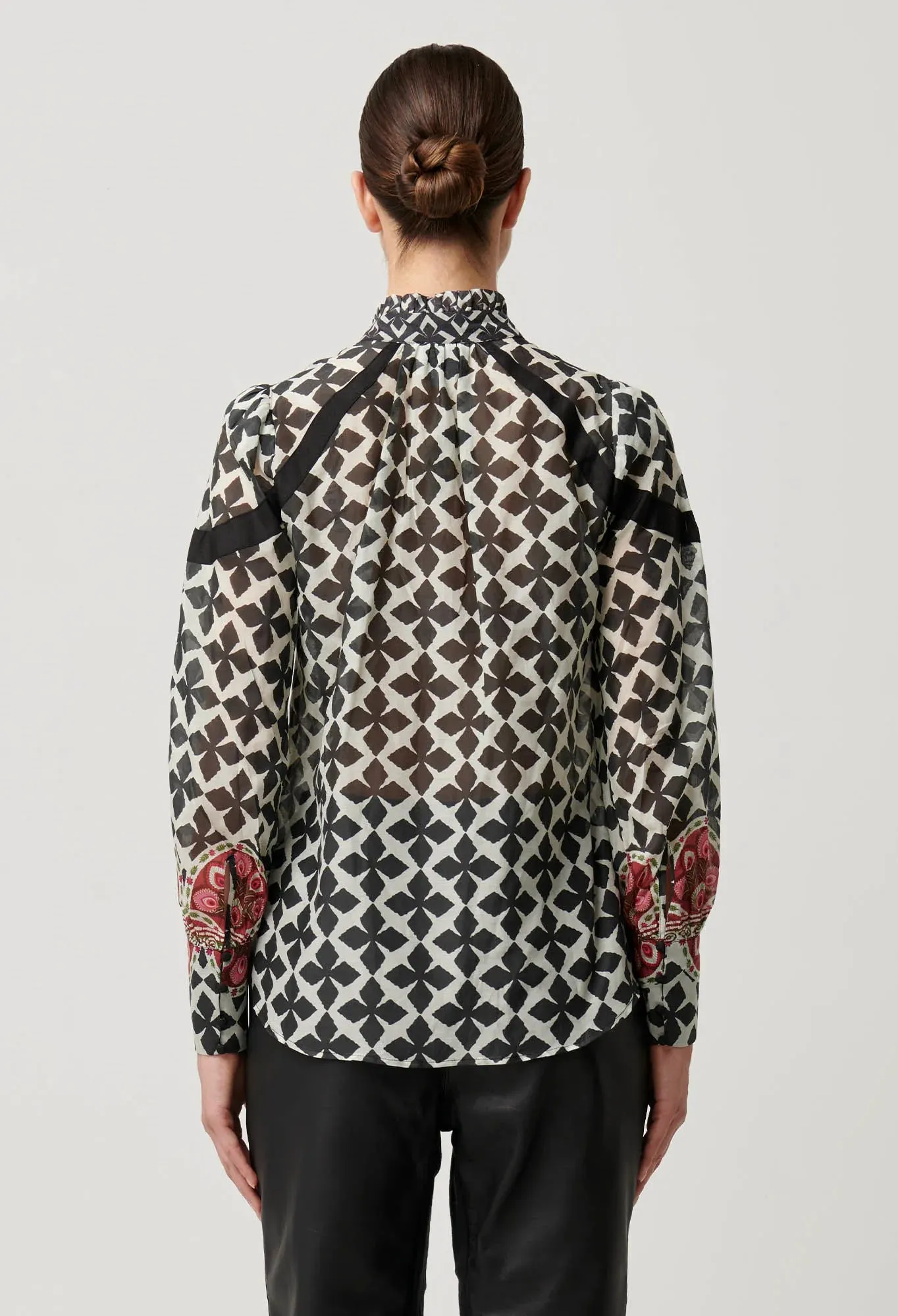 Once Was - Astrid Cotton Silk Shirt - Country Tapestry