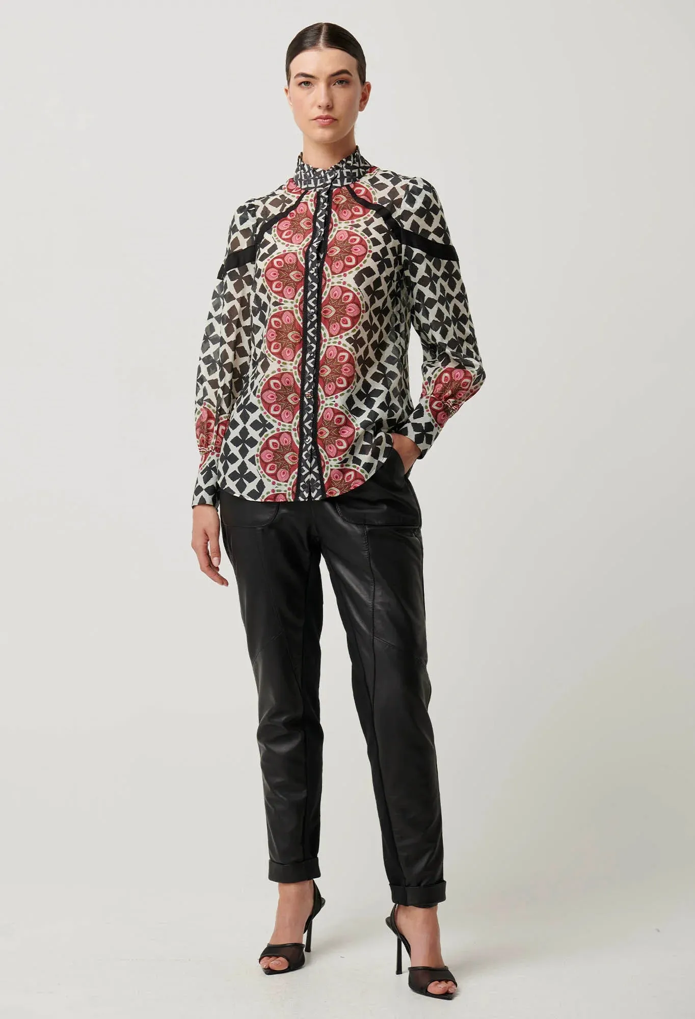 Once Was - Astrid Cotton Silk Shirt - Country Tapestry