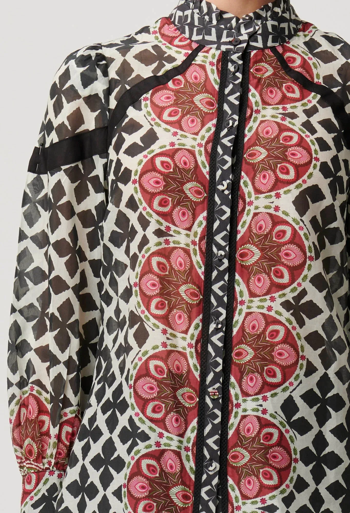 Once Was - Astrid Cotton Silk Shirt - Country Tapestry