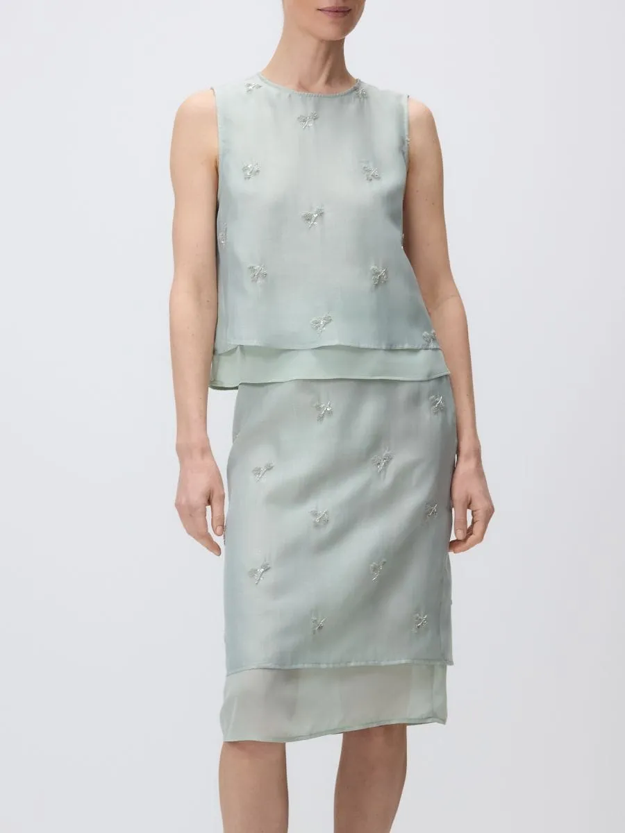 Openwork skirt