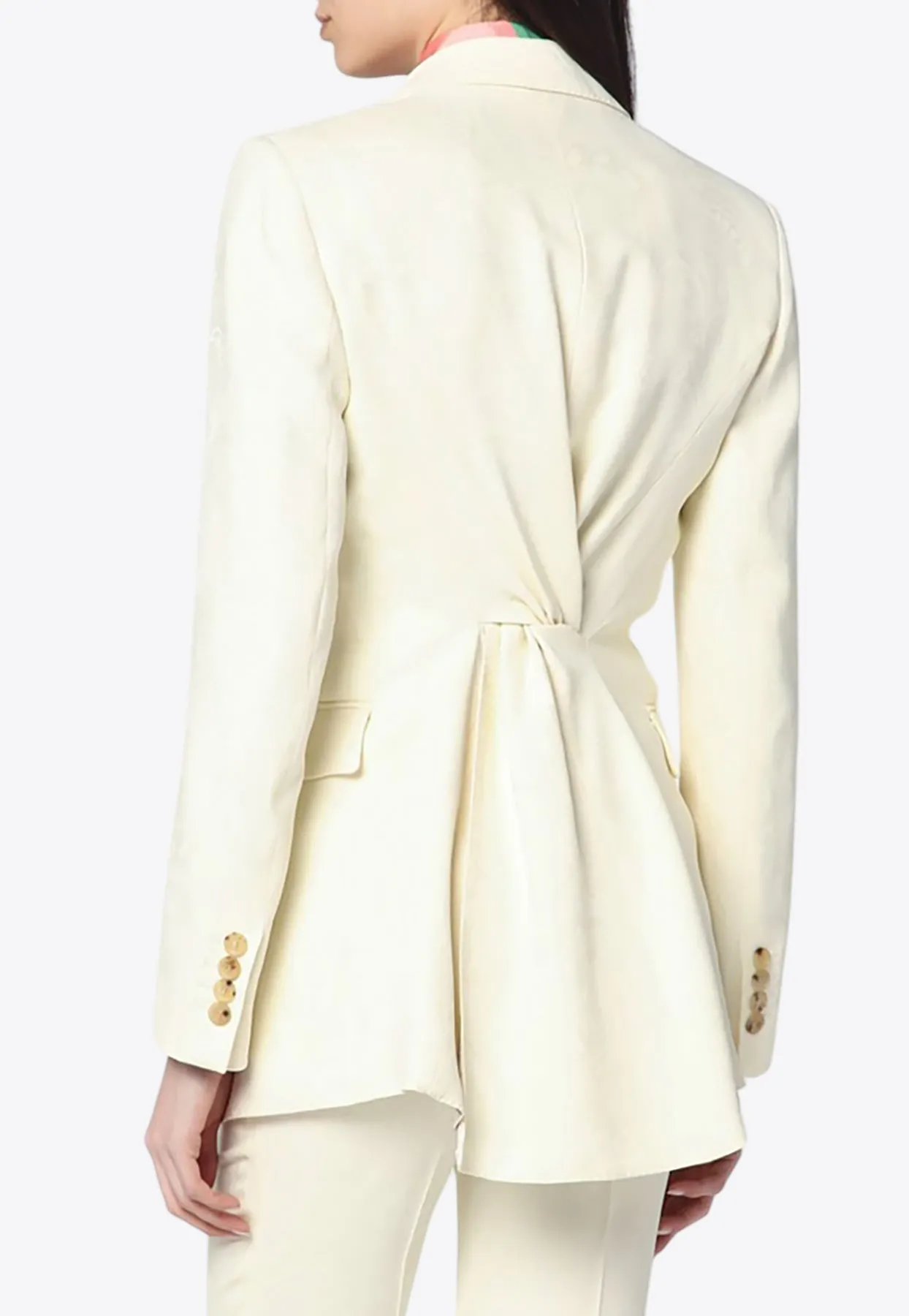Paisley-Jacquard Viscose Blazer