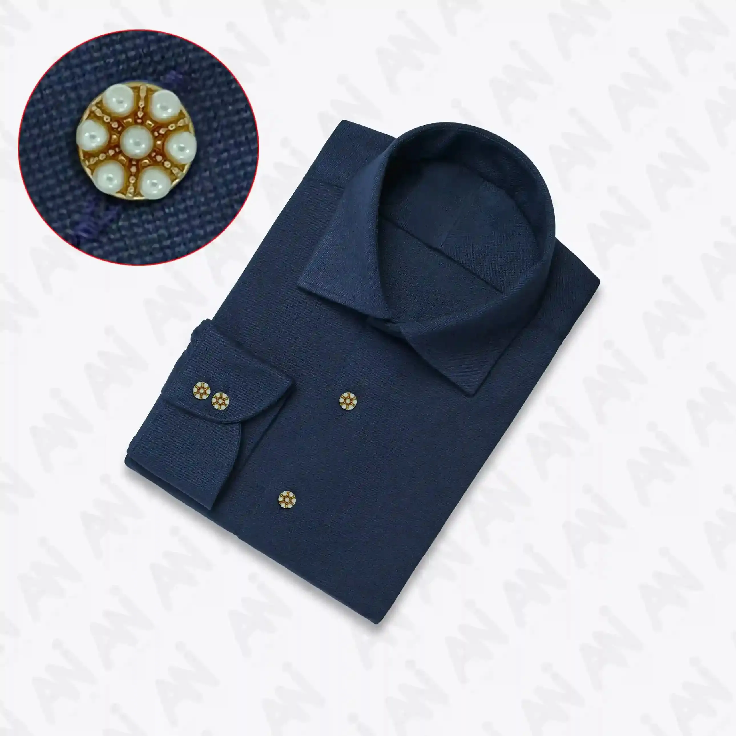 Peral Shirt 12mm Buttons