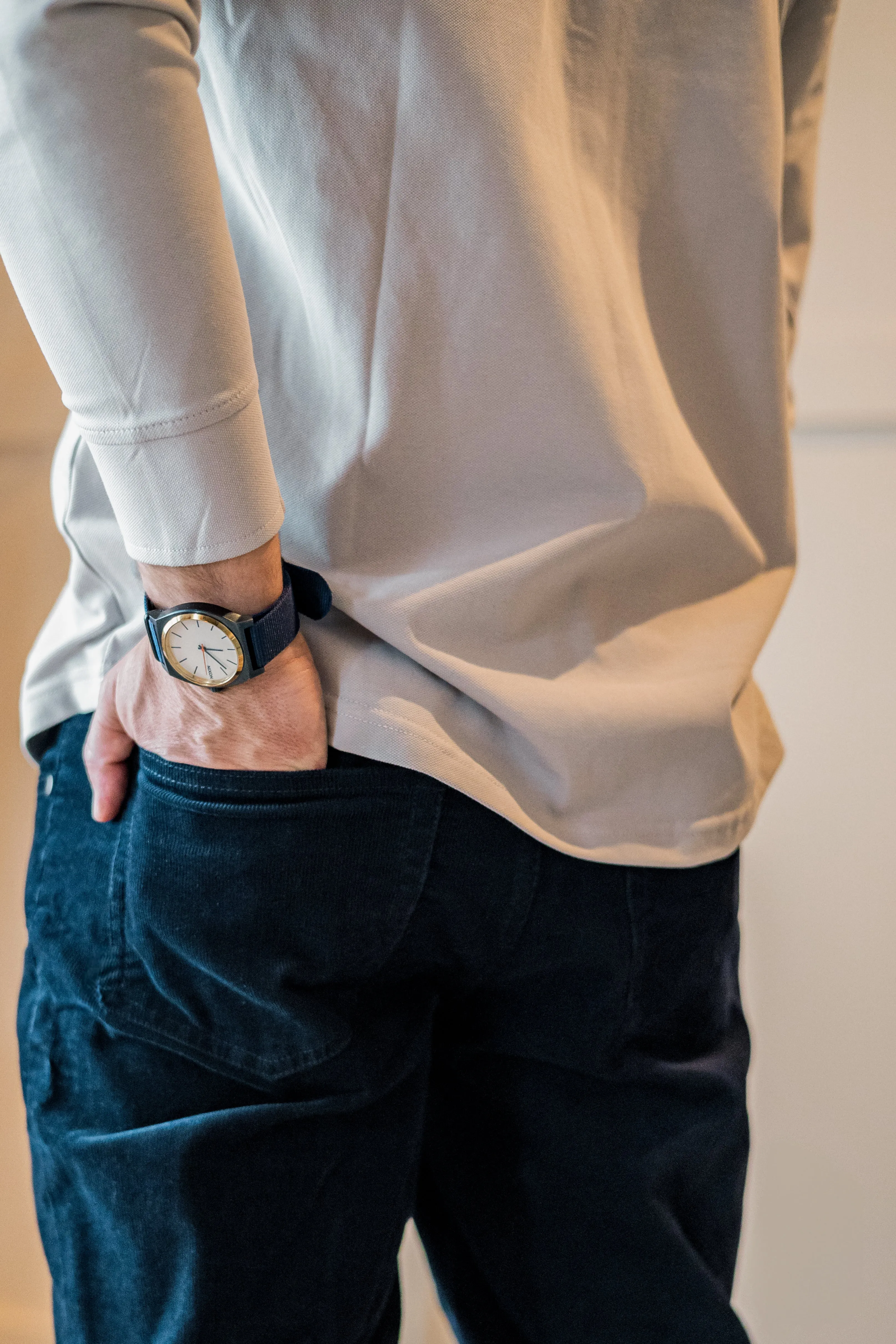 Performance Pique Button Down Shirt Mist