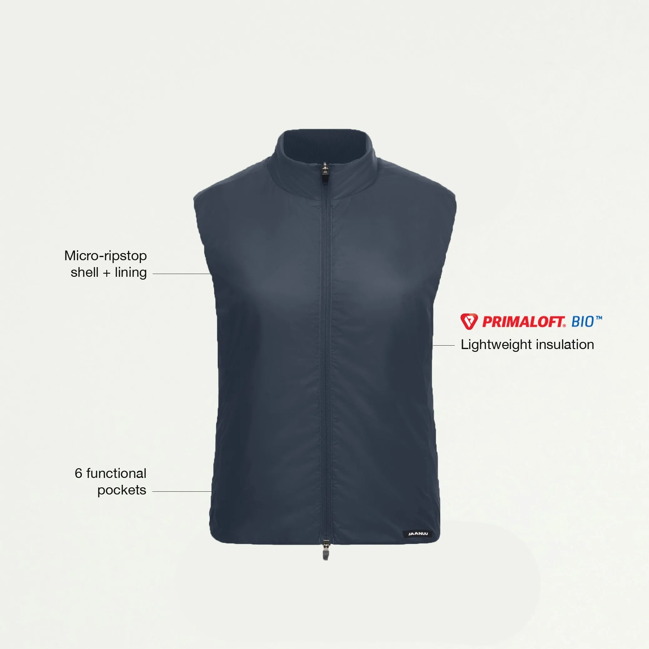 Phantom Slim Insulated Vest - Carbon Gray