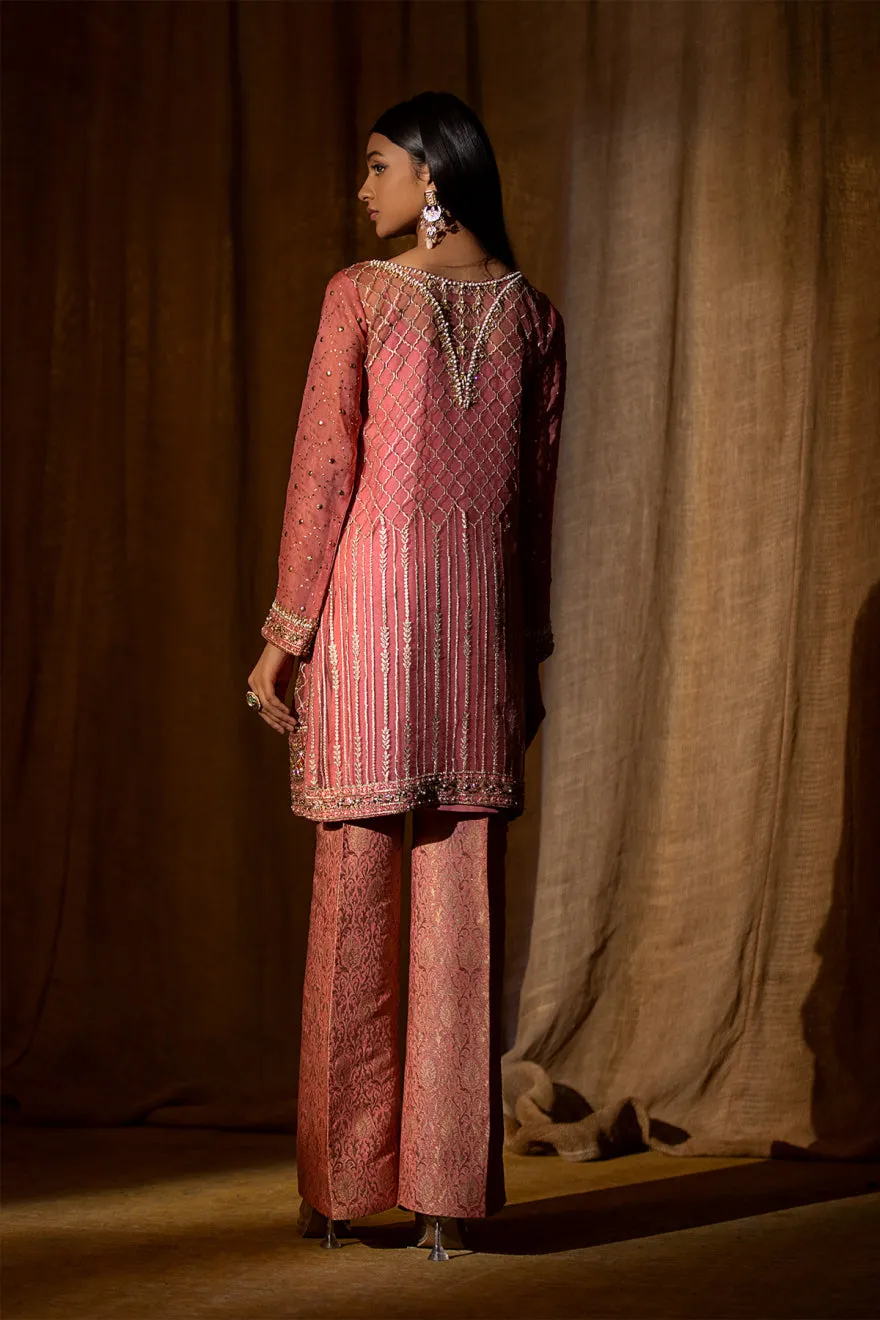 Pink Salwar Kameez Embellished Pakistani Wedding Dress