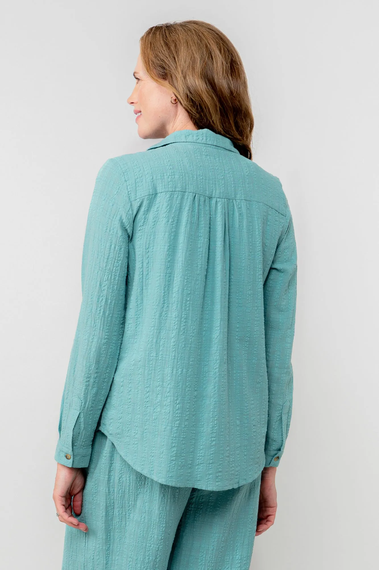 Savannah Textured Seersucker Shirt