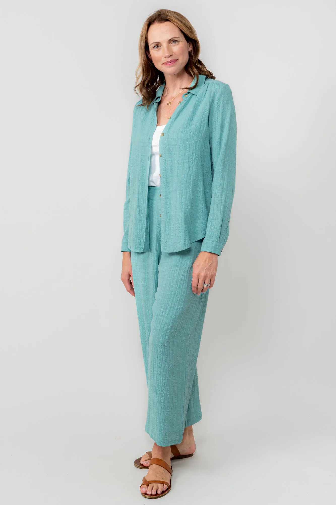 Savannah Textured Seersucker Shirt