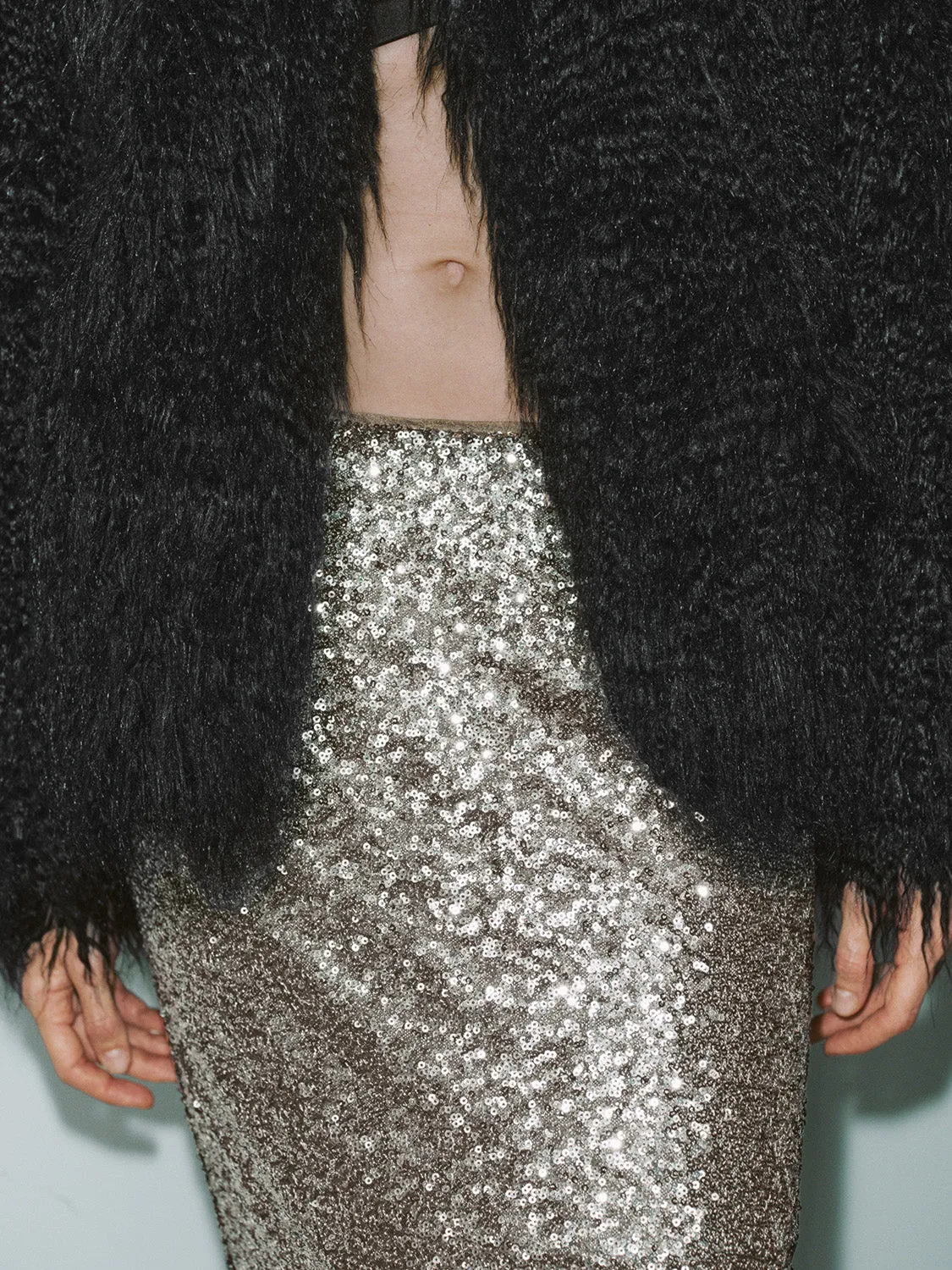 Sequin Straight Skirts