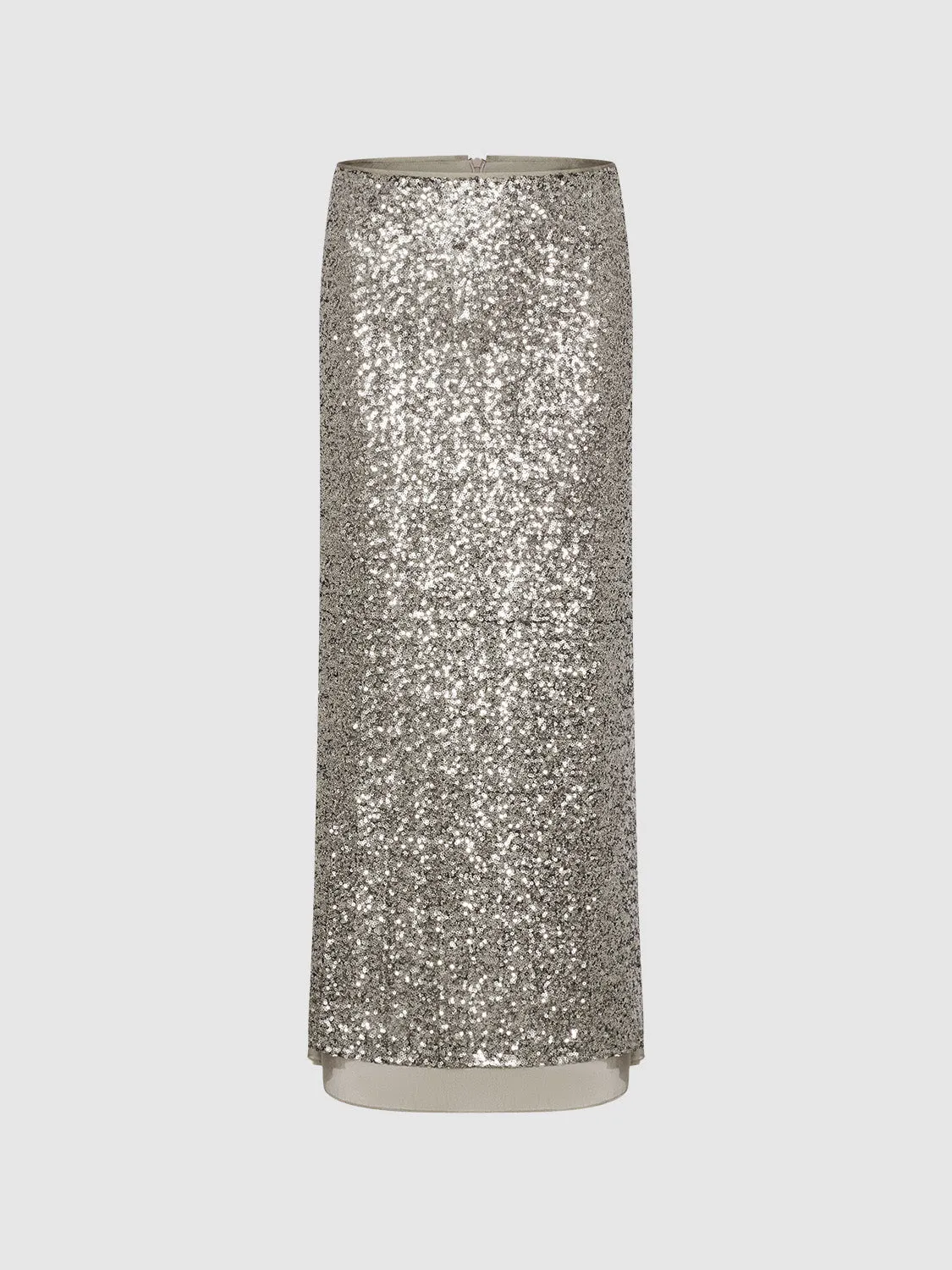 Sequin Straight Skirts