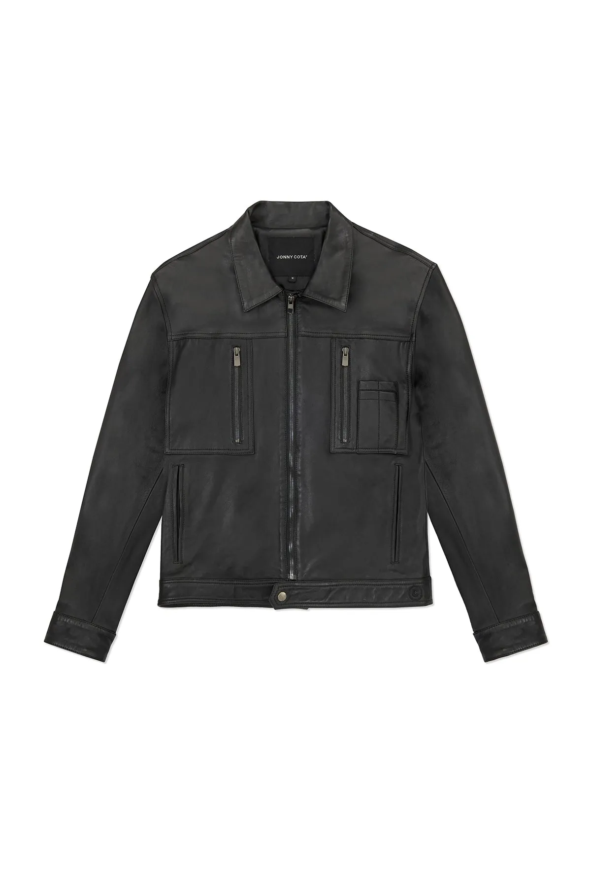 SERGEANT JACKET IN BLACK