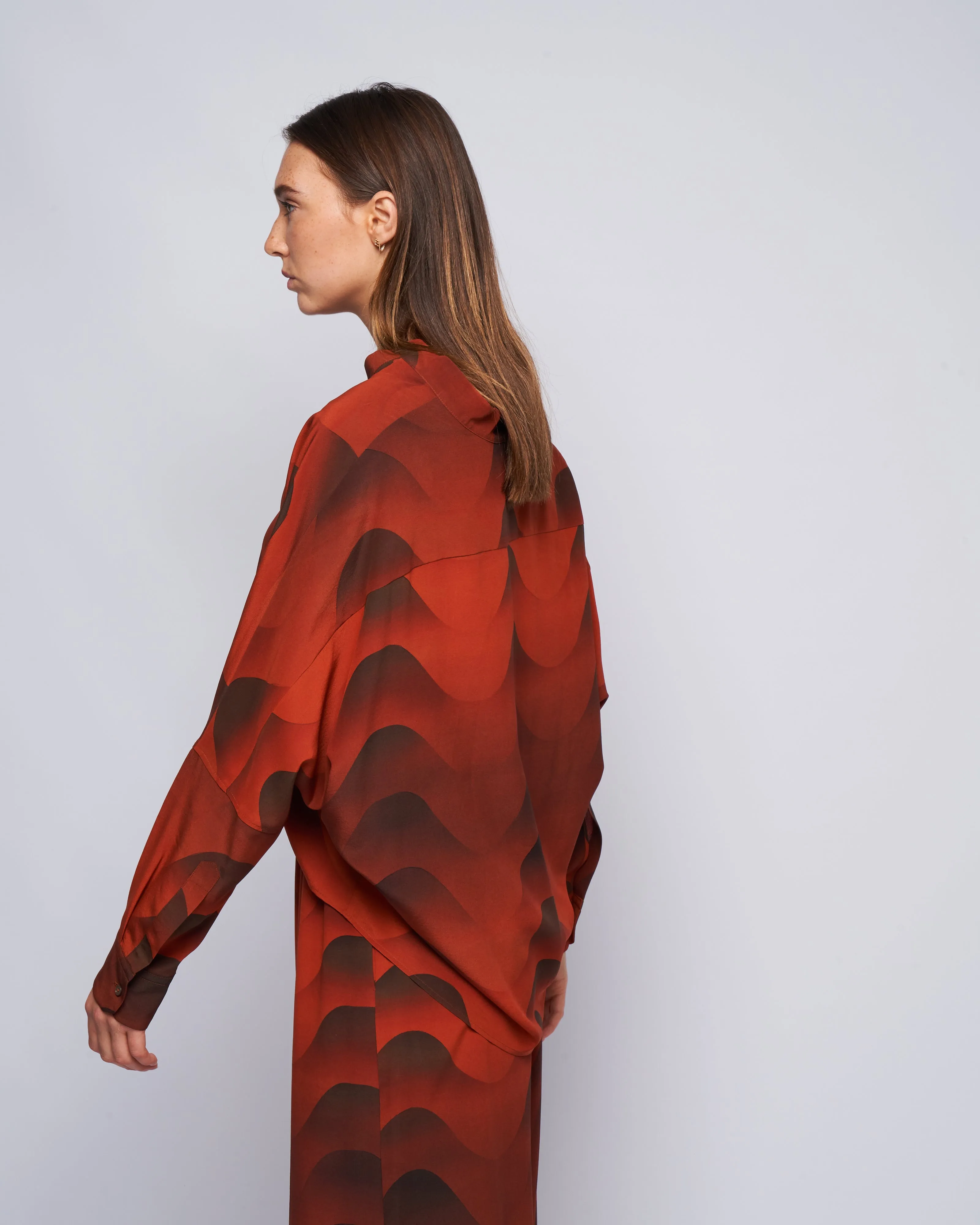 shirt - brick red