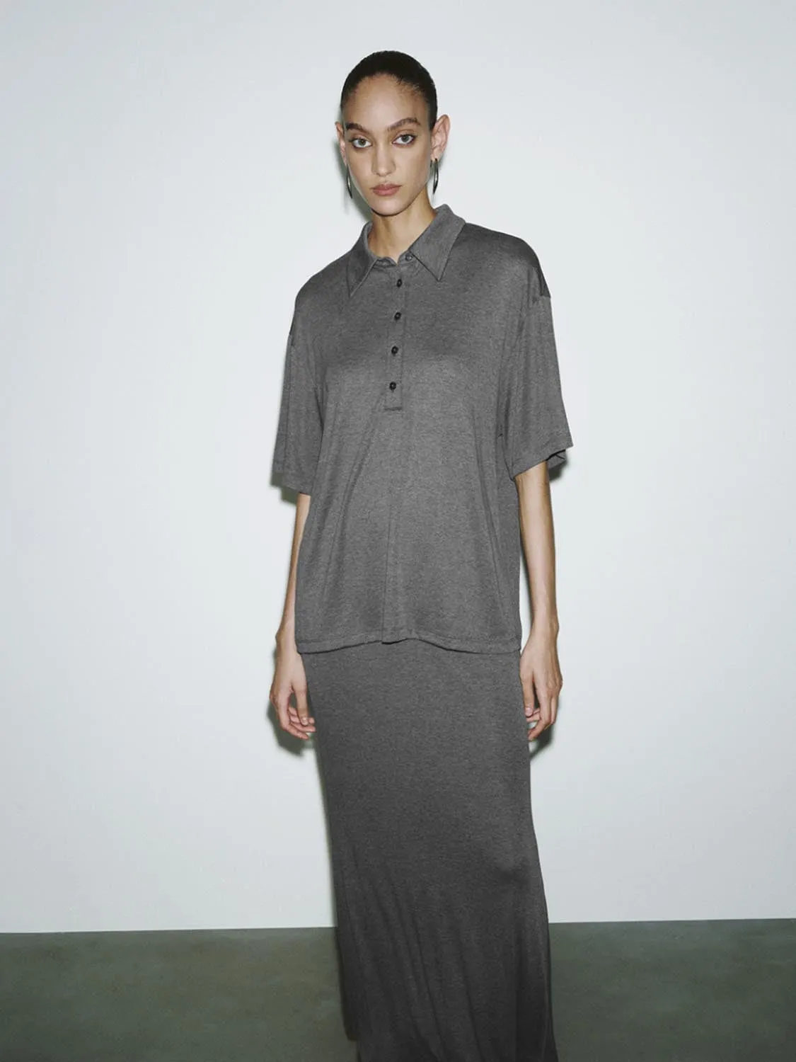Shirt Collar Straight Dresses