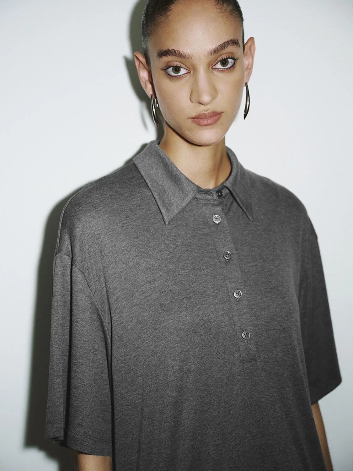 Shirt Collar Straight Dresses