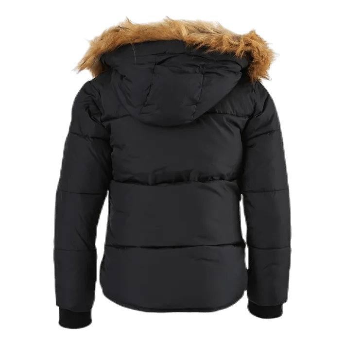 Short Slim Jacket Junior Black