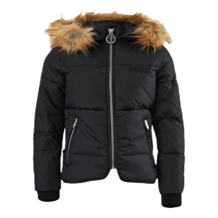 Short Slim Jacket Junior Black