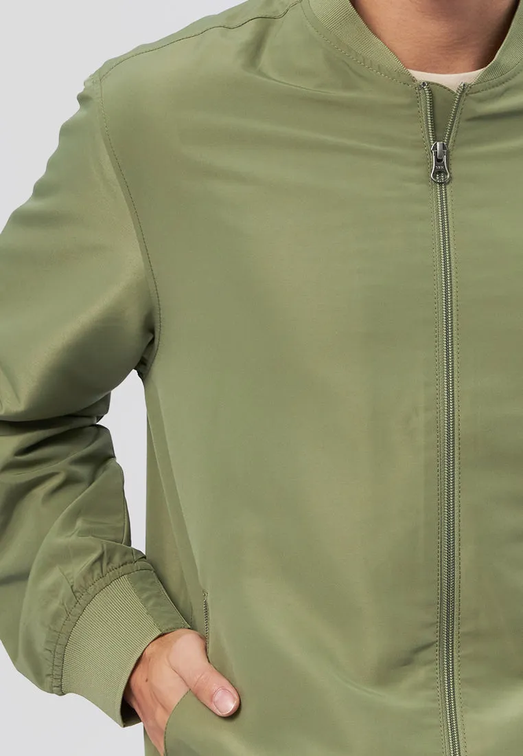 Slim Fit Bomber Jacket