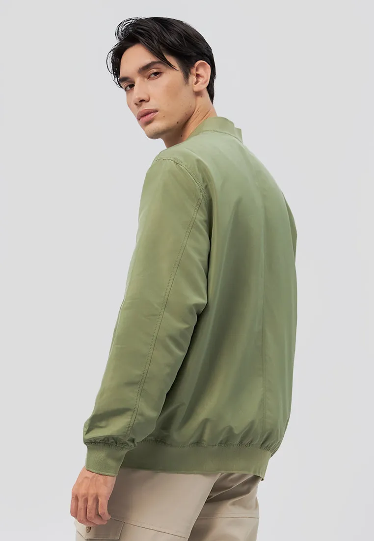 Slim Fit Bomber Jacket