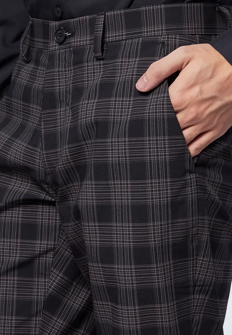 Slim Fit Checks Pants
